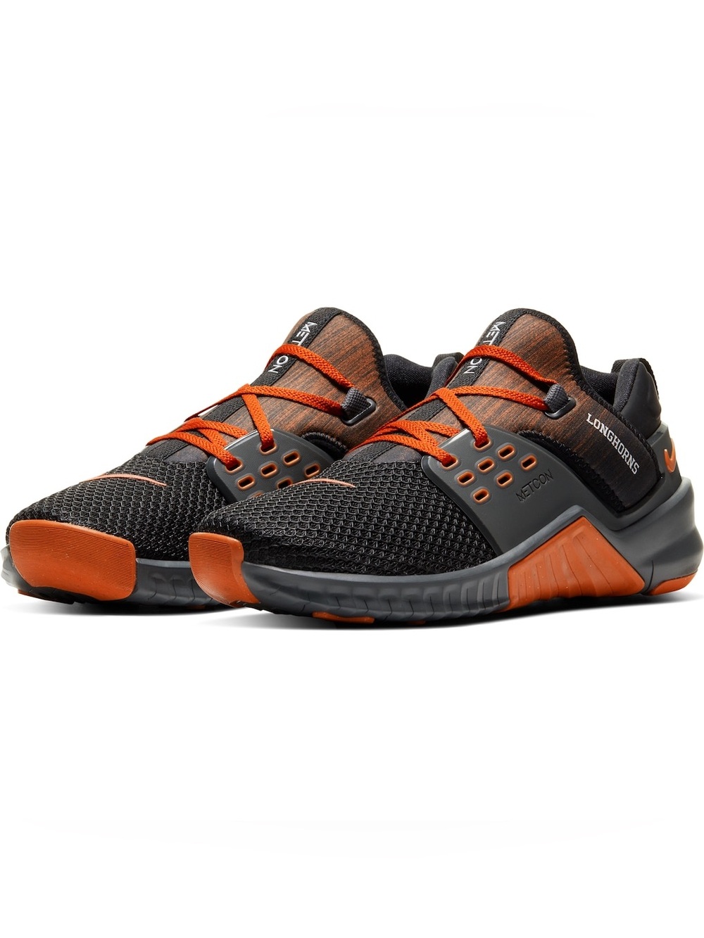 Men's Nike Black Texas Longhorns Free Metcon 2 Shoes